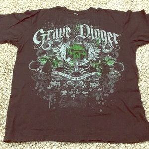 Grave digger t shirt
